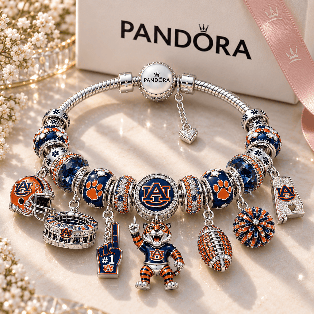 ABTG Silver Charm Bracelet Set NTTB