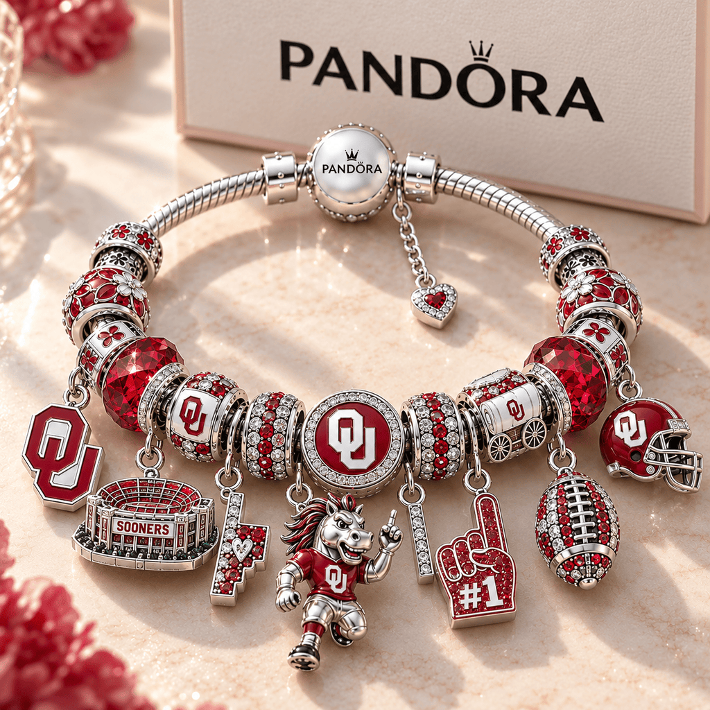 OSN Silver Charm Bracelet Set NTTB