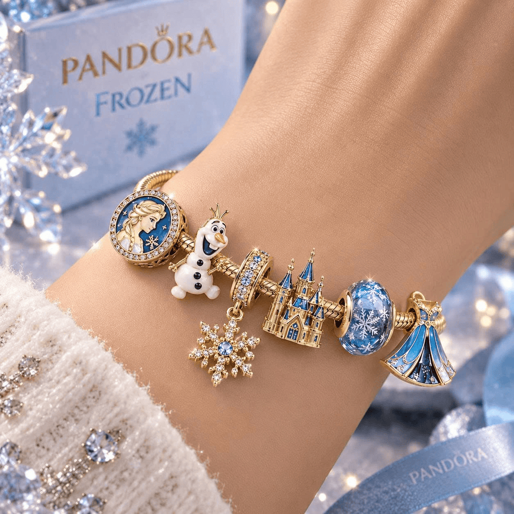 FRZ Gold Charm Bracelet Set VTH