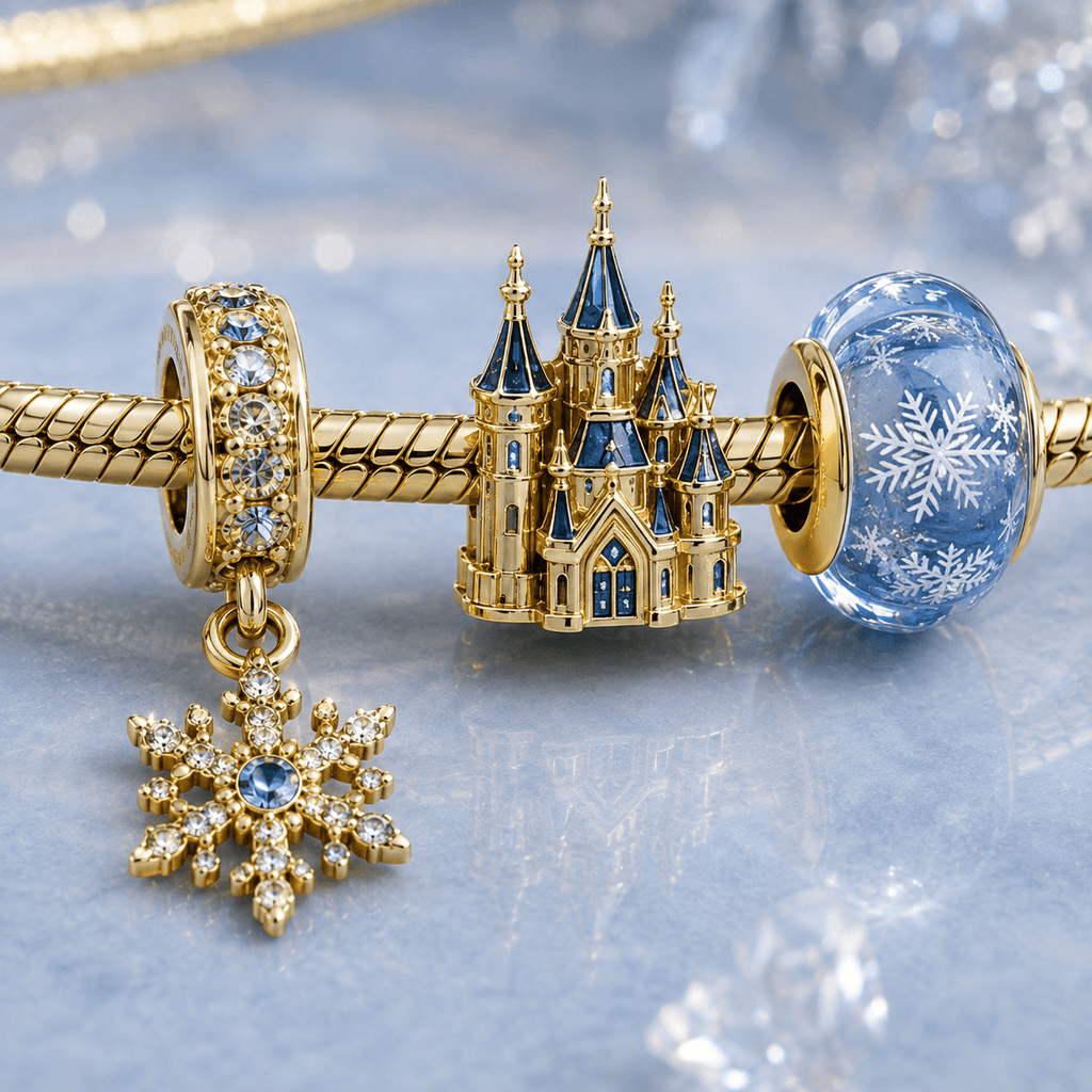 FRZ Gold Charm Bracelet Set VTH