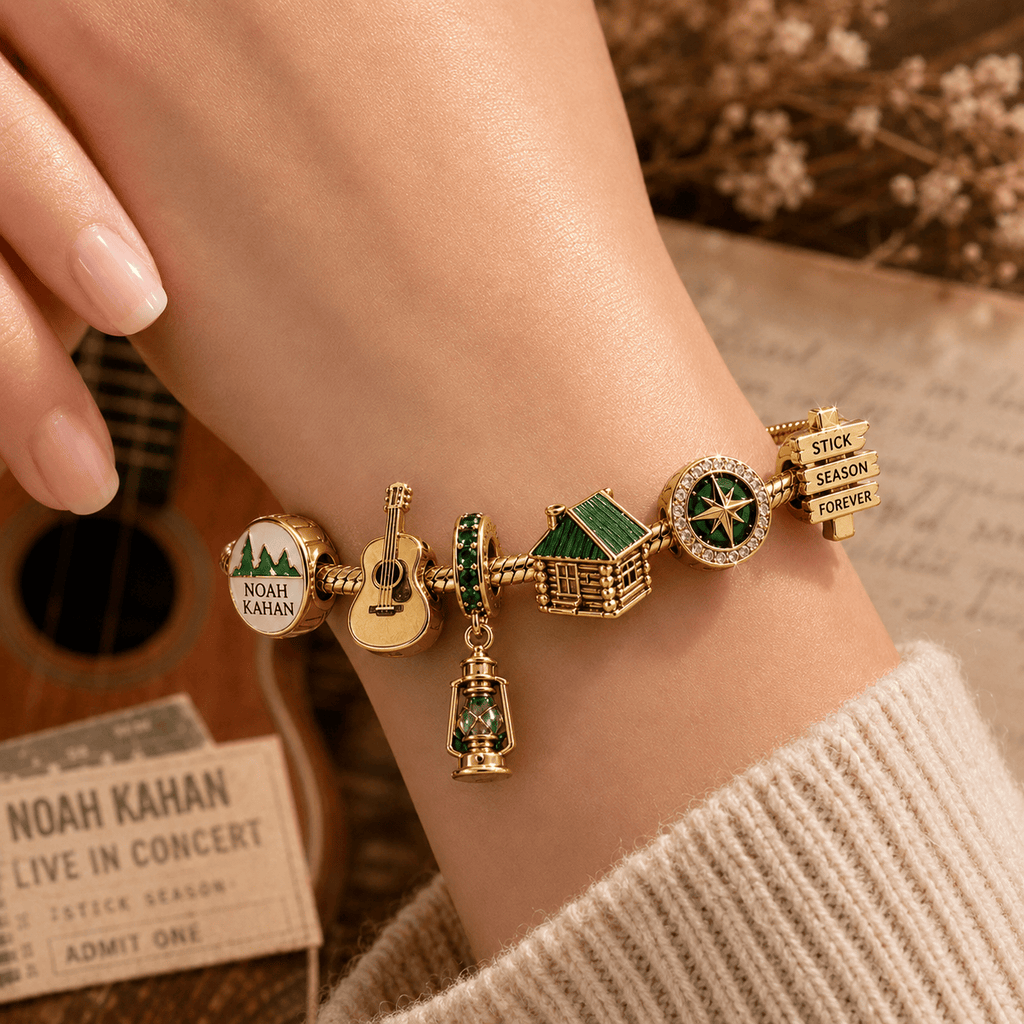 NKH Gold Charm Bracelet Set VTH