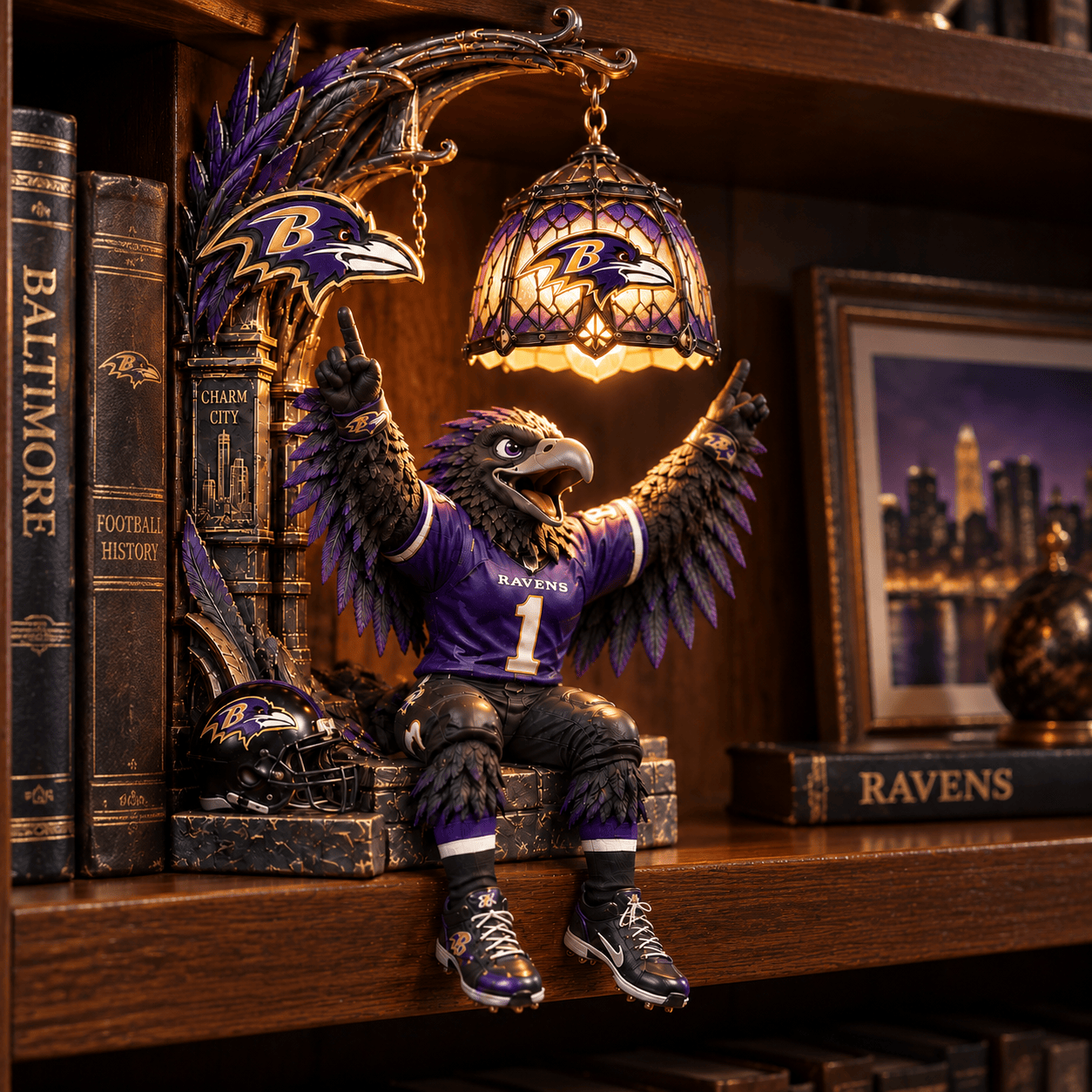 Premium BTR Bookshelf Figurines Lamp PDL