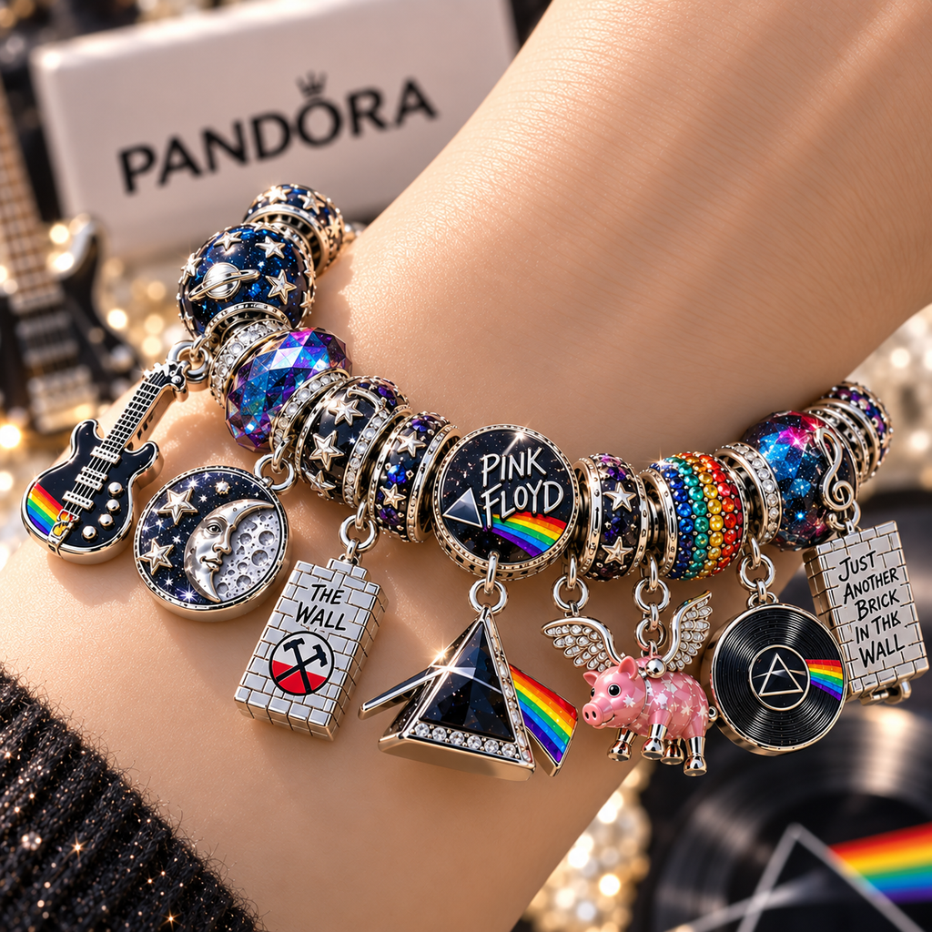 PFD Silver Charm Bracelet Set NTTB