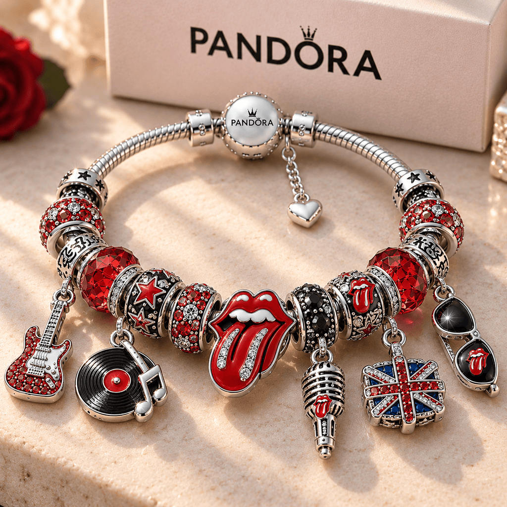 RLST Silver Charm Bracelet Set NTTB