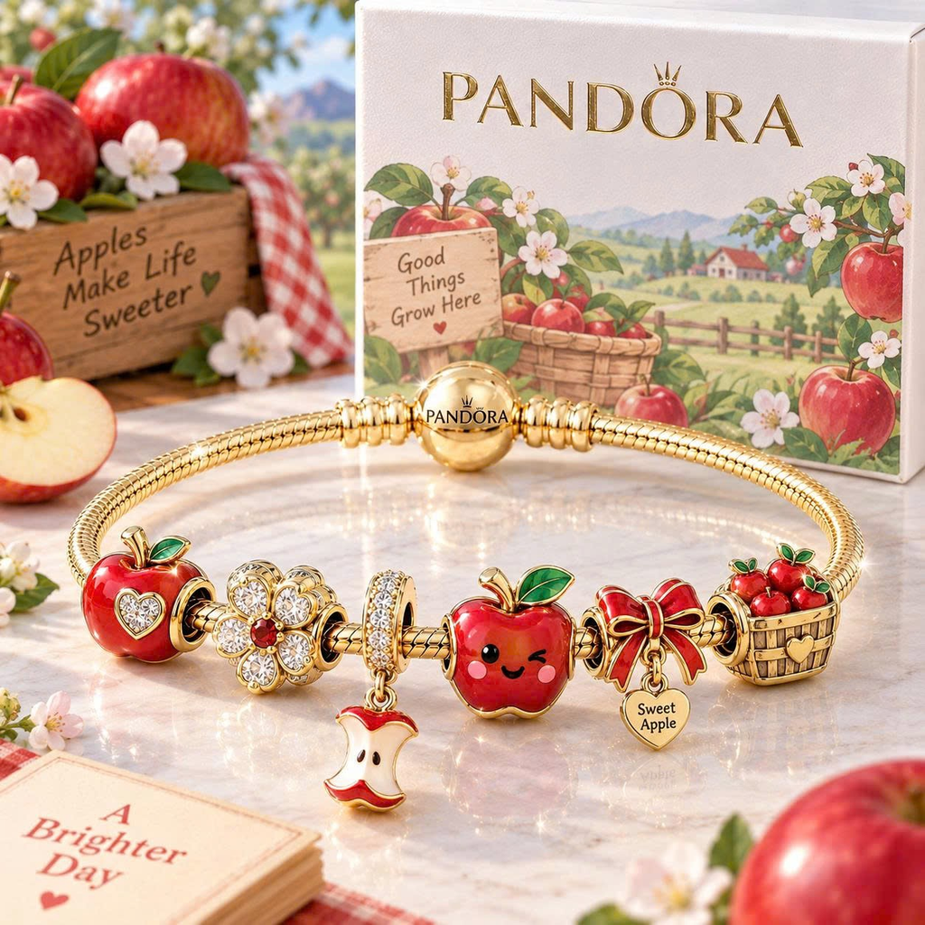 AP Gold Charm Bracelet Set TTN