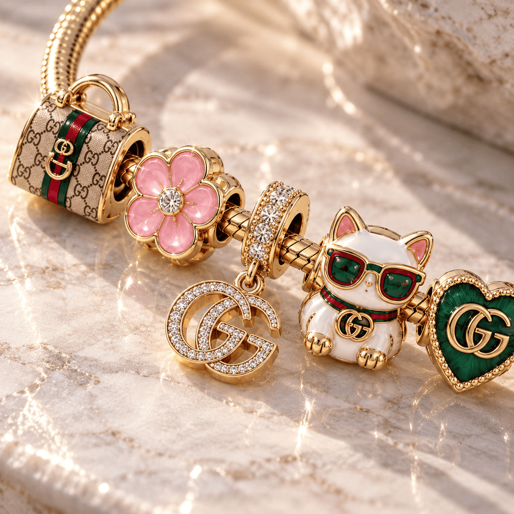 GC Gold Charm Bracelet Set TTN