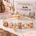 COACH Gold Charm Bracelet Set TTN