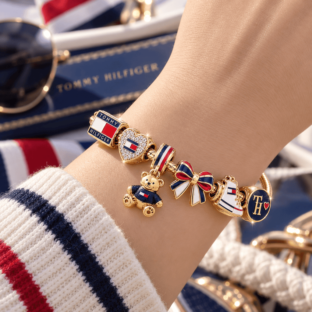 TMHFG Gold Charm Bracelet Set TTN