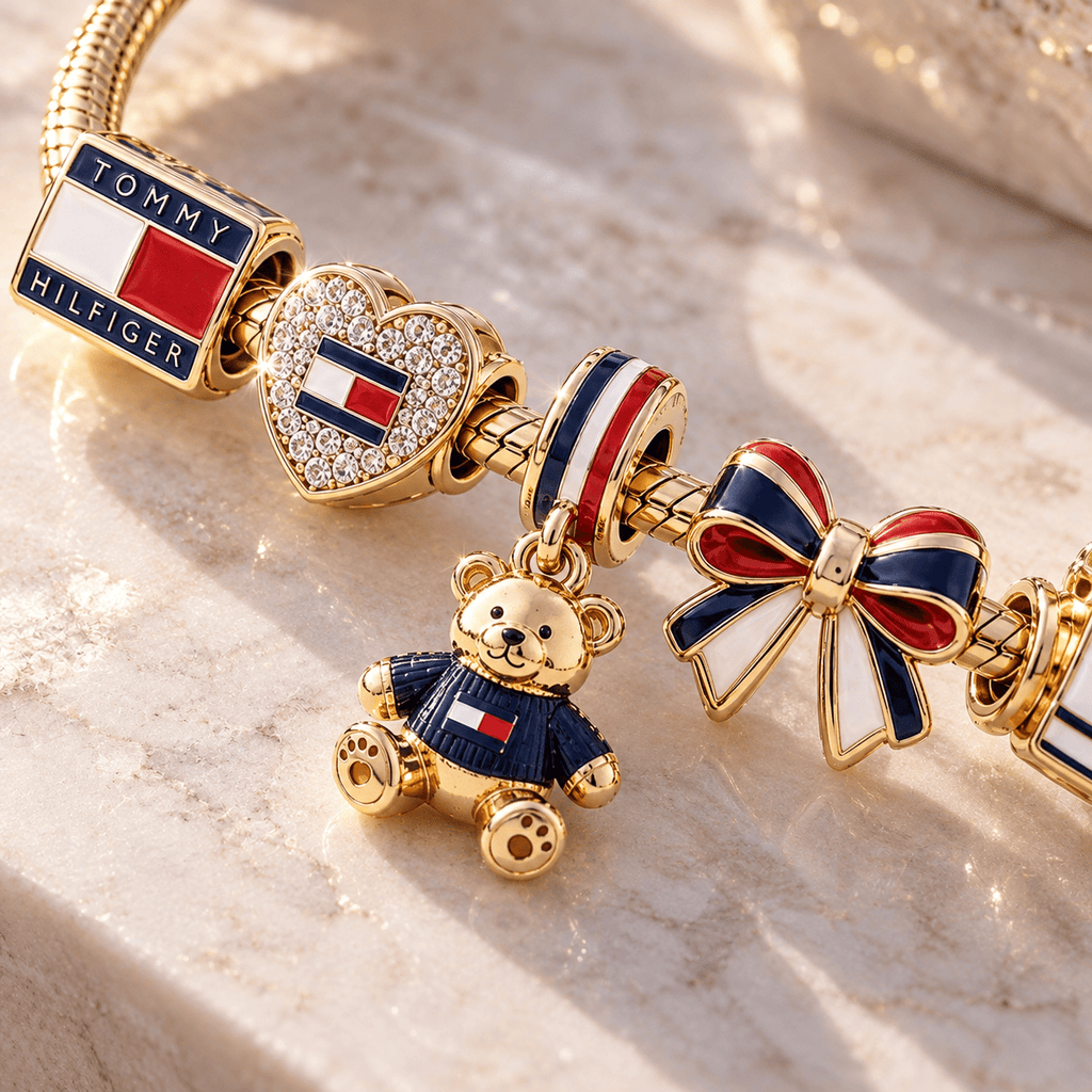TMHFG Gold Charm Bracelet Set TTN