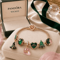 WKCD Rose Gold Charm Bracelet Set TMH