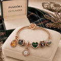 OTL Rose Gold Charm Bracelet Set TMH