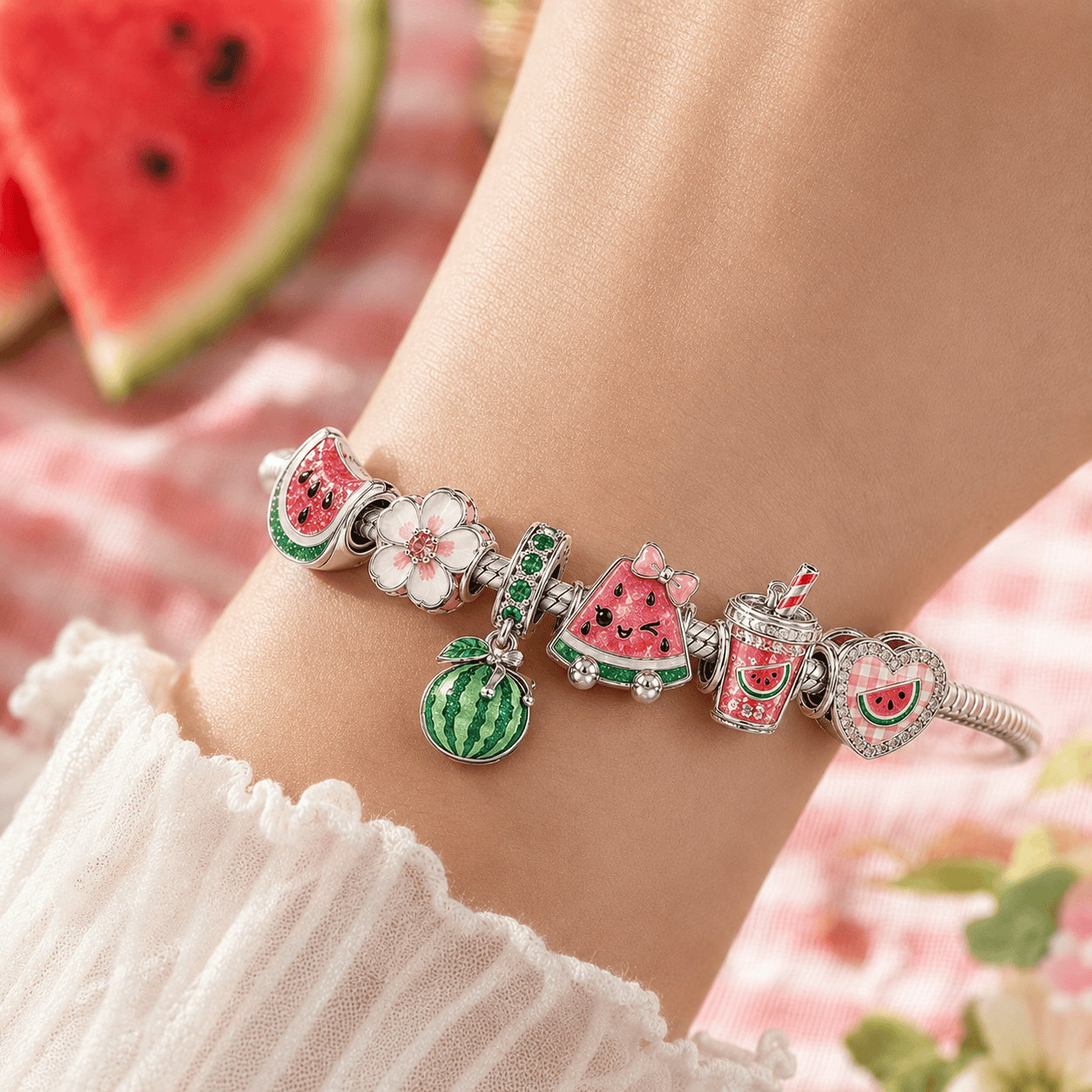 WTML Silver Charm Bracelet Set TTN