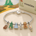 TWOZ Silver Charm Bracelet Set TTTT