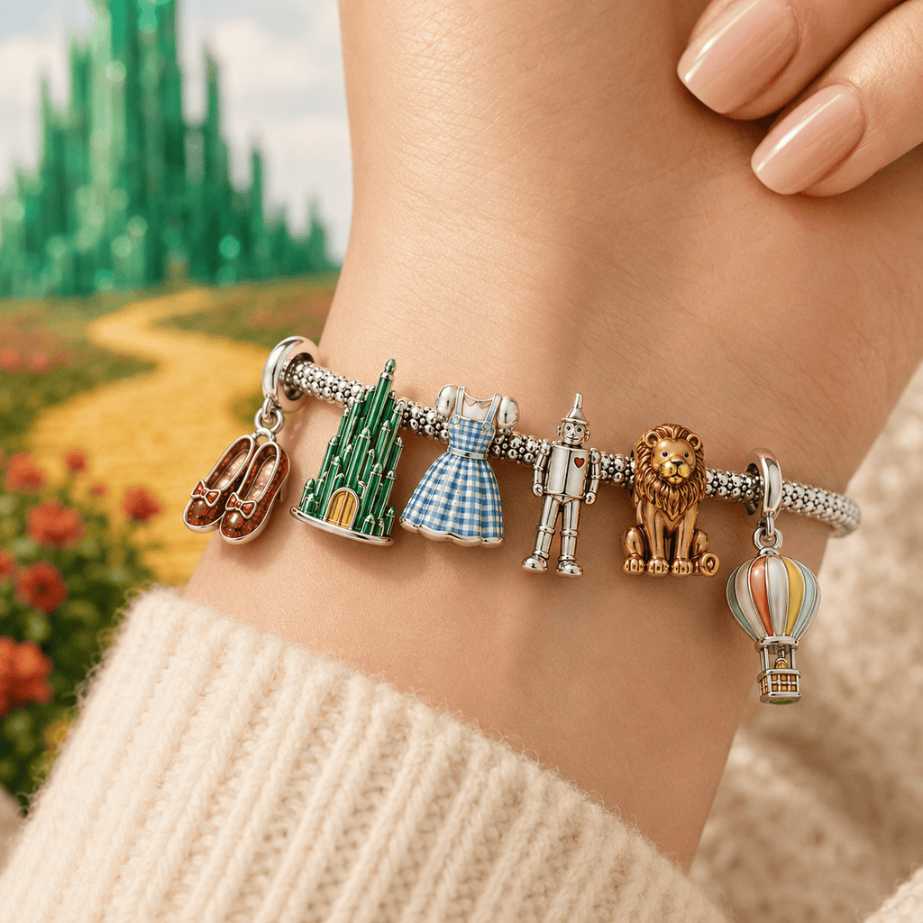 TWOZ Silver Charm Bracelet Set TTTT