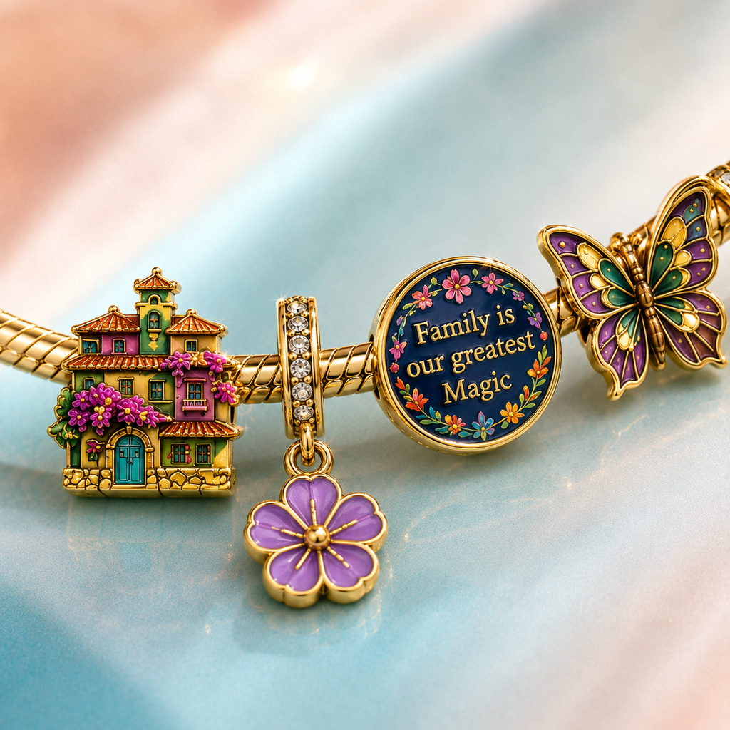 ECT Gold Charm Bracelet Set TTTT
