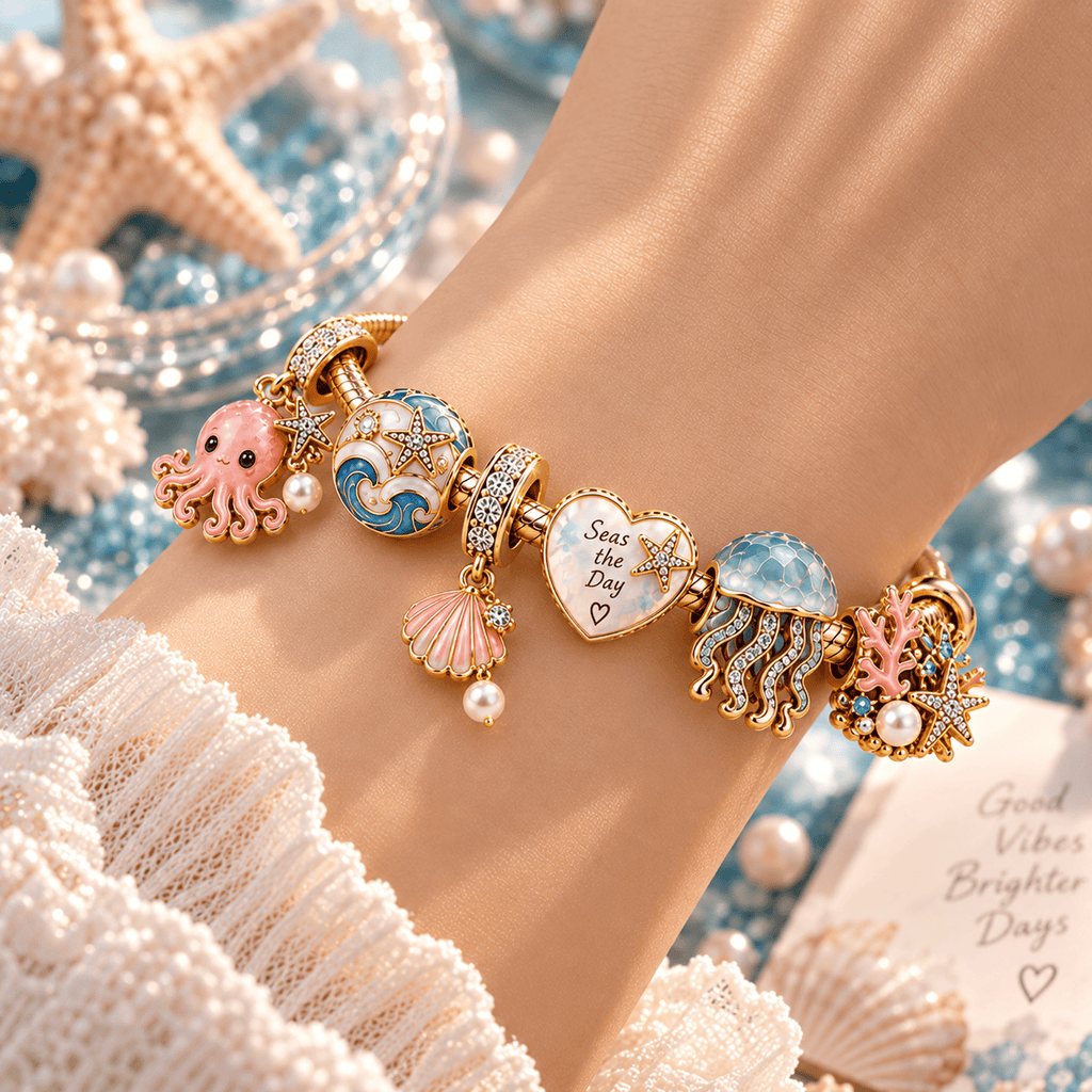 OTP Gold Charm Bracelet Set PTT