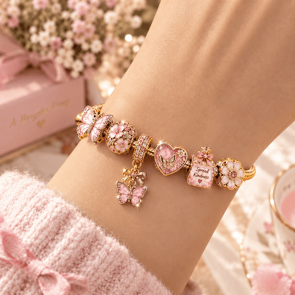 PBTF Gold Charm Bracelet Set PTT