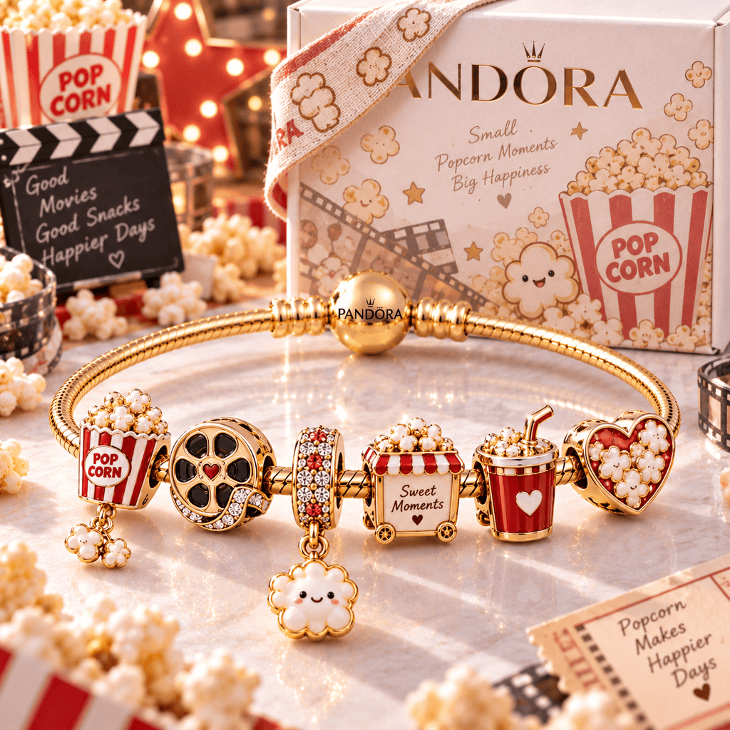 PPC Gold Charm Bracelet Set PTT