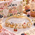 MFF Gold Charm Bracelet Set PTT
