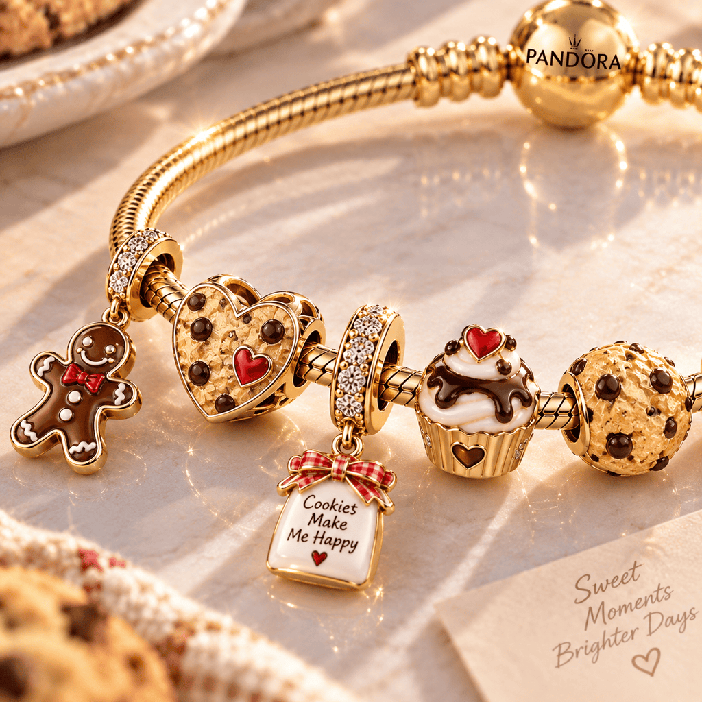 COK Gold Charm Bracelet Set PTT