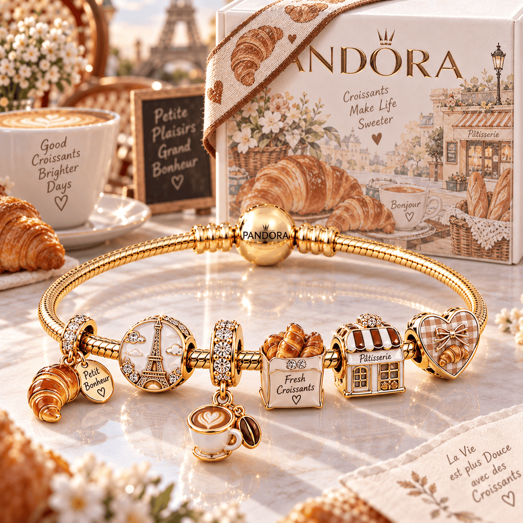 CRS Gold Charm Bracelet Set PTT