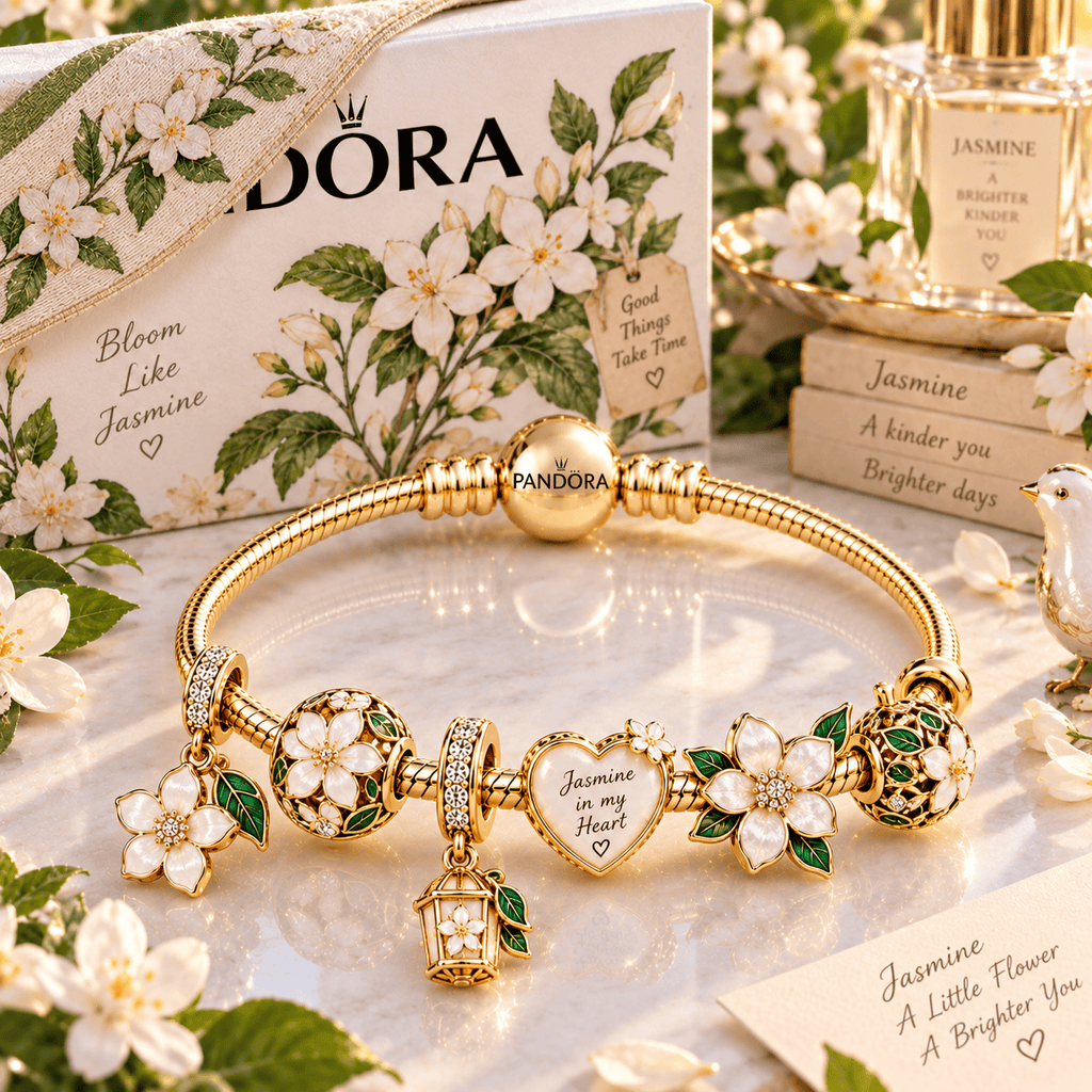 JMI Gold Charm Bracelet Set PTT