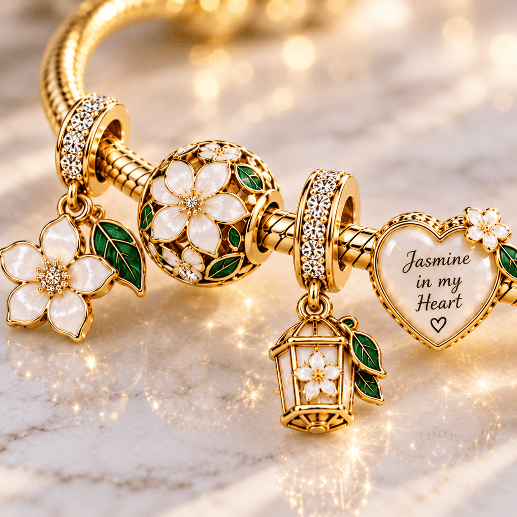 JMI Gold Charm Bracelet Set PTT