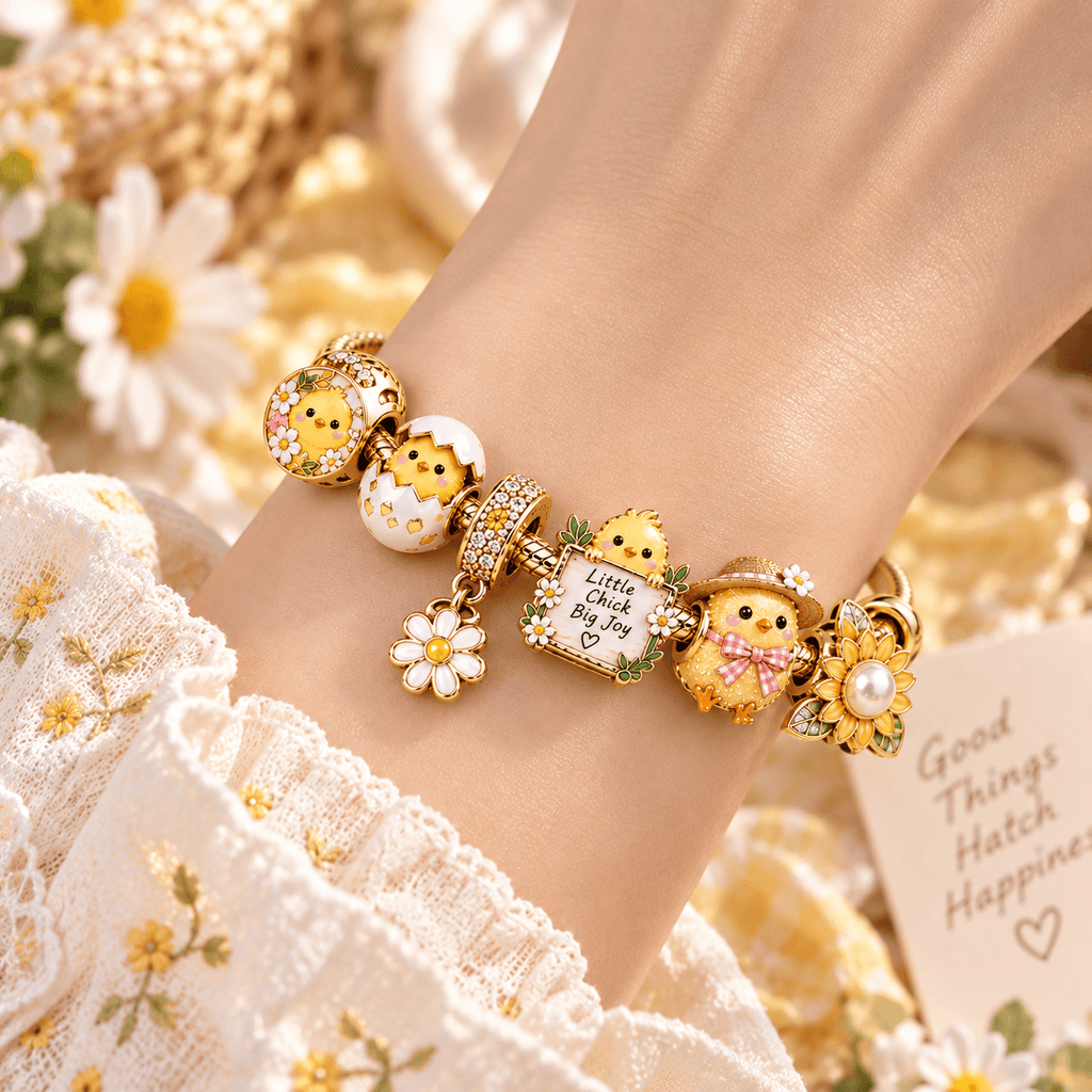 CHK Gold Charm Bracelet Set PTT