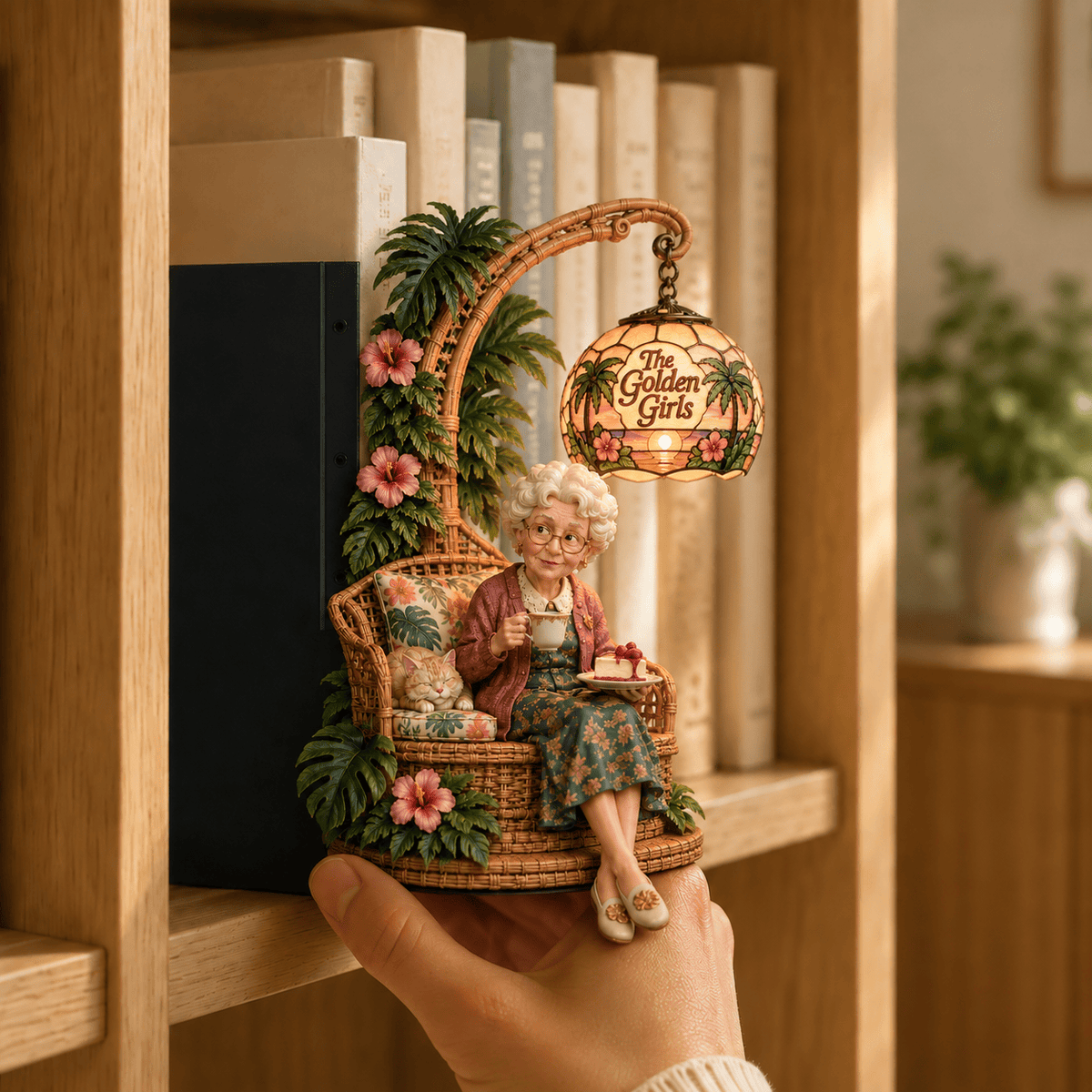 Premium TGG Bookshelf Figurines Lamp NTNA