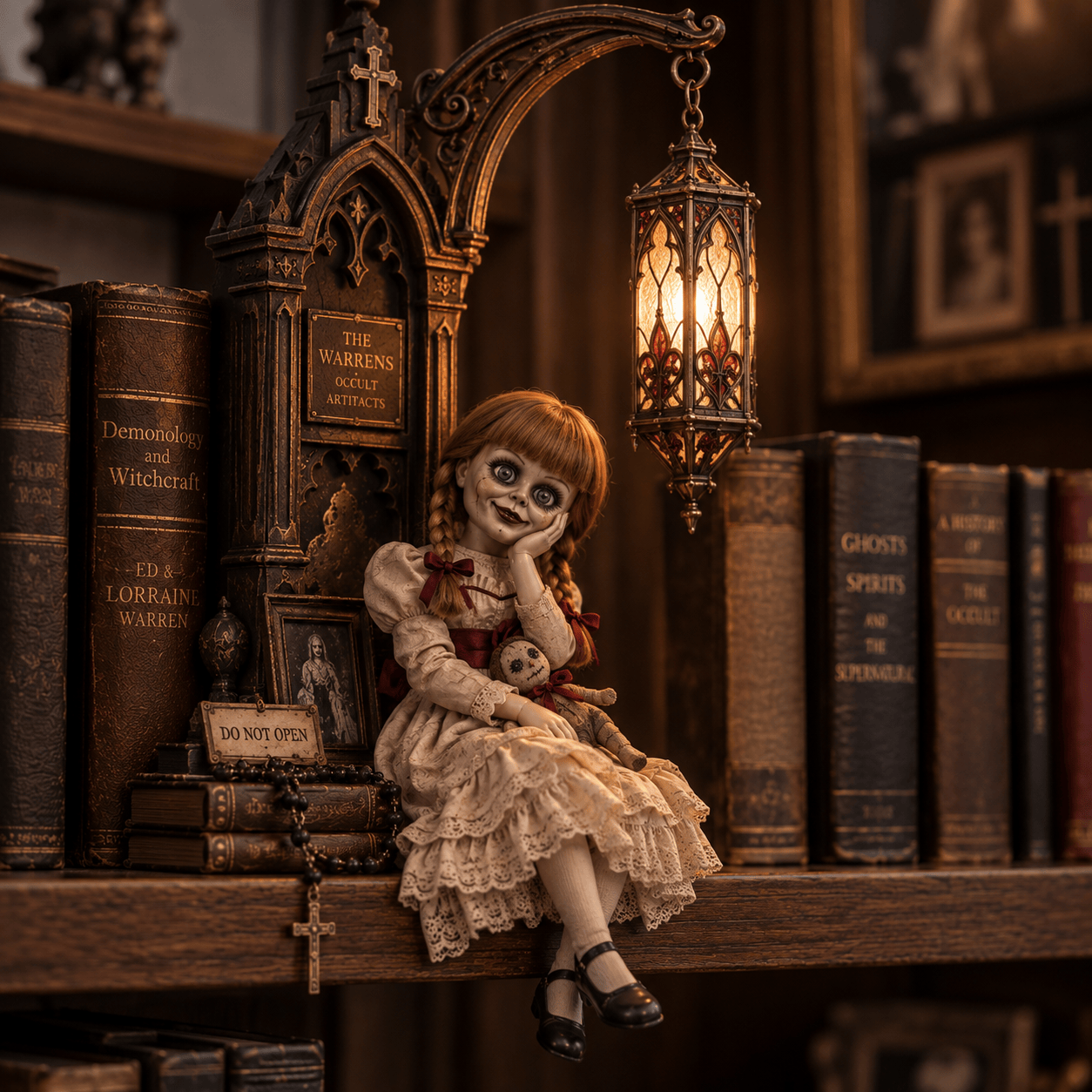 Premium ANBL Bookshelf Figurines Lamp NTNA