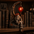 Premium PNW Bookshelf Figurines Lamp NTNA