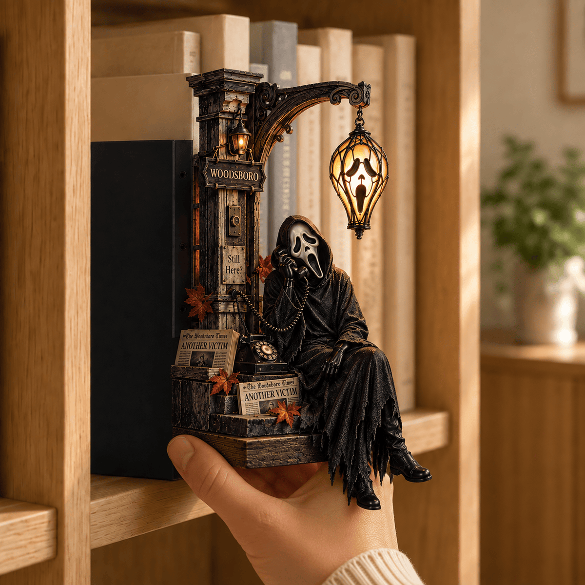 Premium SCRE Bookshelf Figurines Lamp NTNA