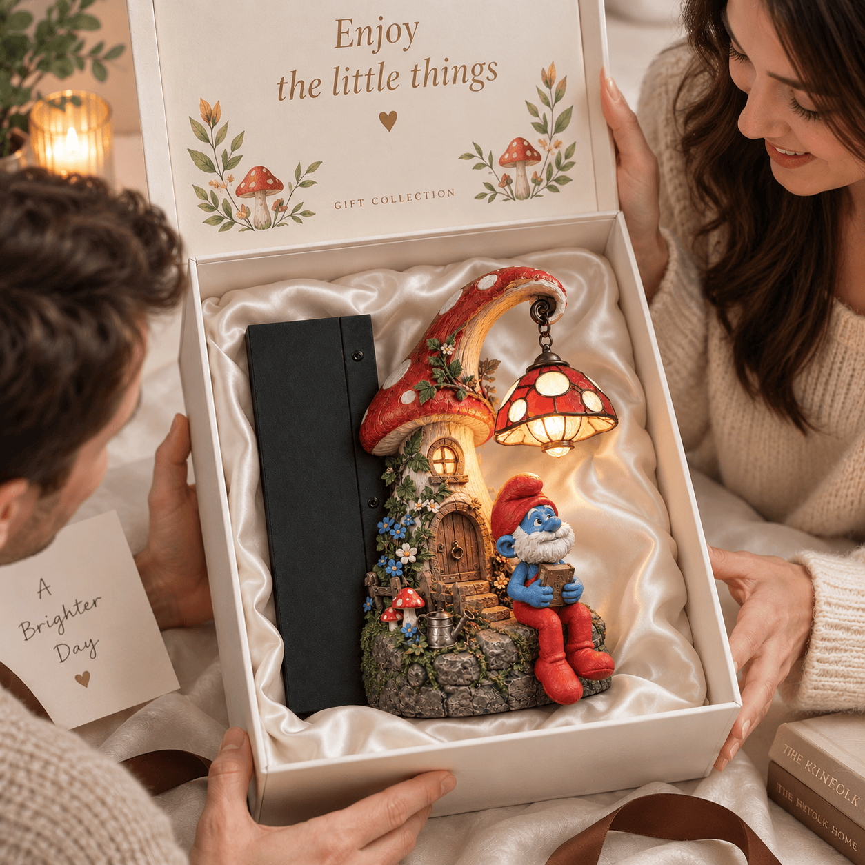 Premium TSM Bookshelf Figurines Lamp NTNA