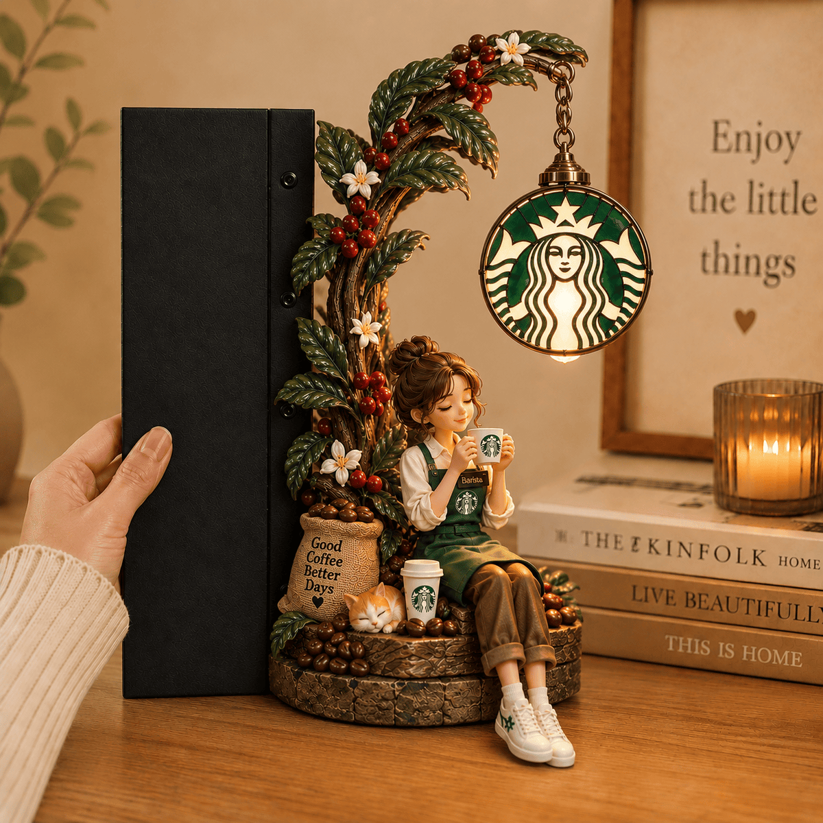 Premium STBK Bookshelf Figurines Lamp NTNA