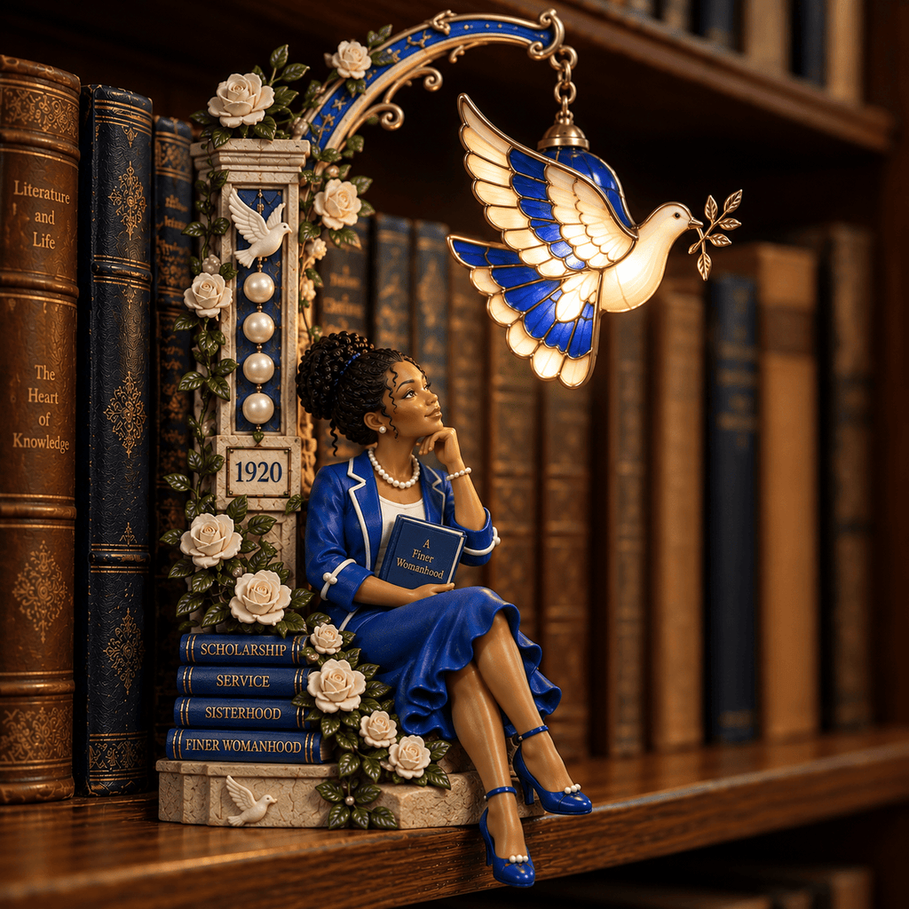 Premium ZPB Bookshelf Figurines Lamp NTNA