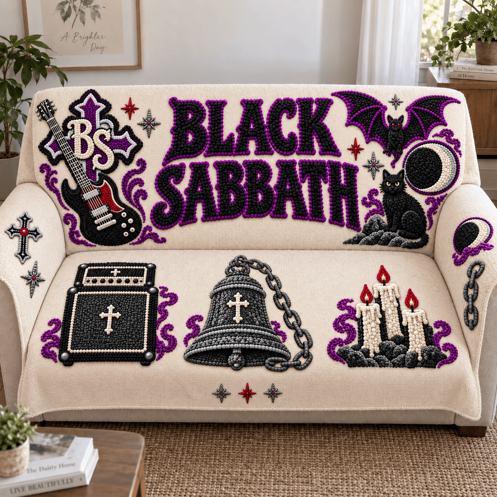 BLST Tufted Sofa Cover & Pillow Set NTKO