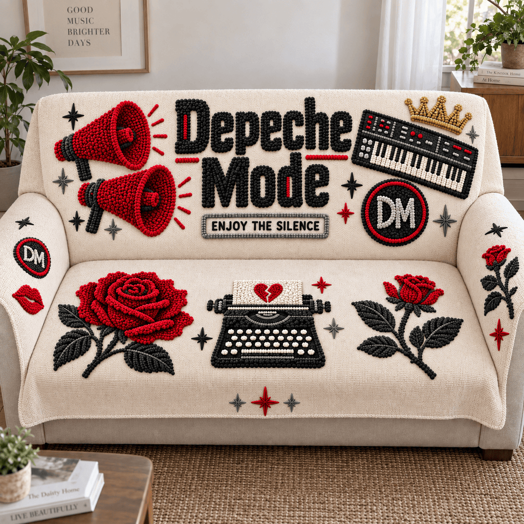 DPM Tufted Sofa Cover & Pillow Set NTKO
