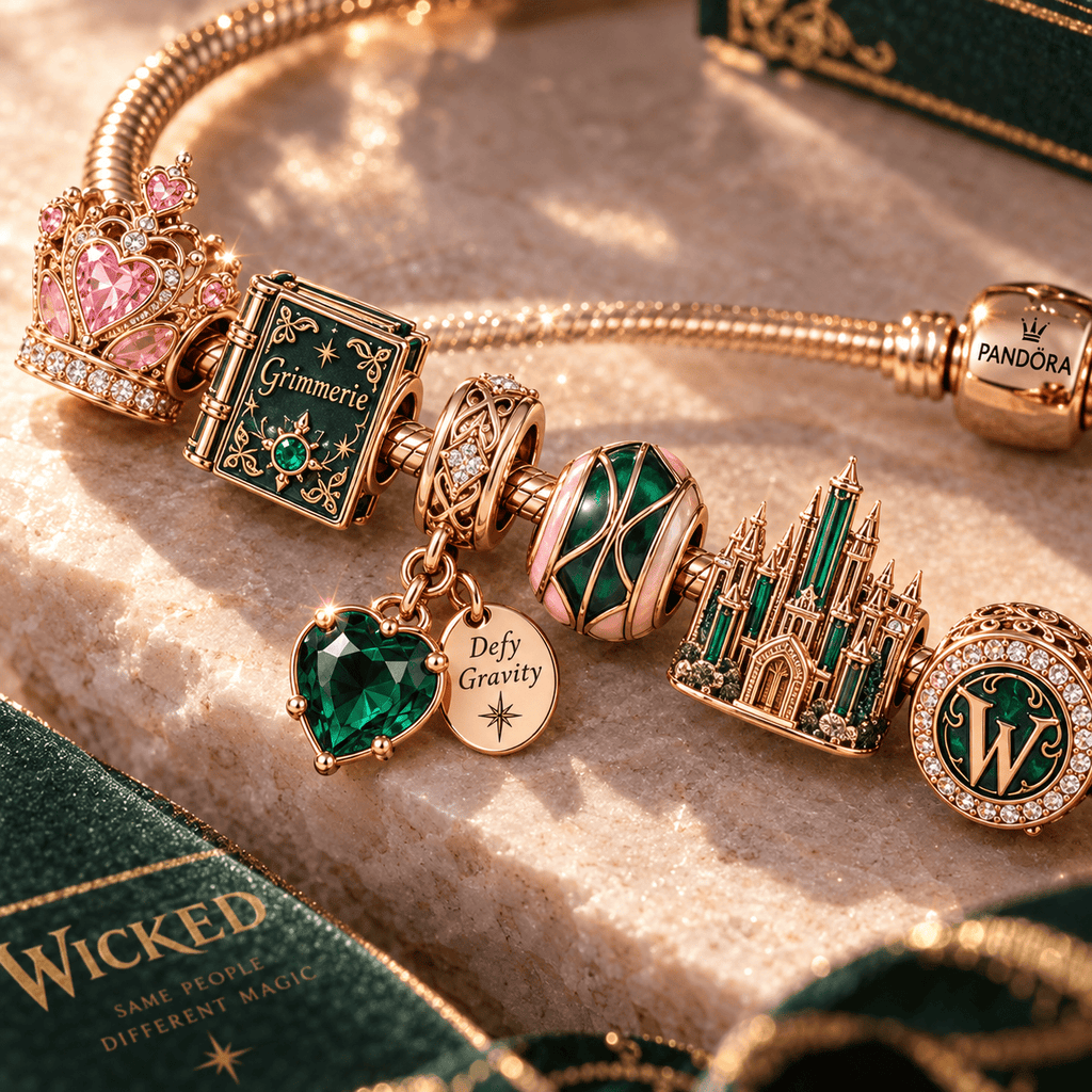 WCKD Gold Charm Bracelet Set PNPA