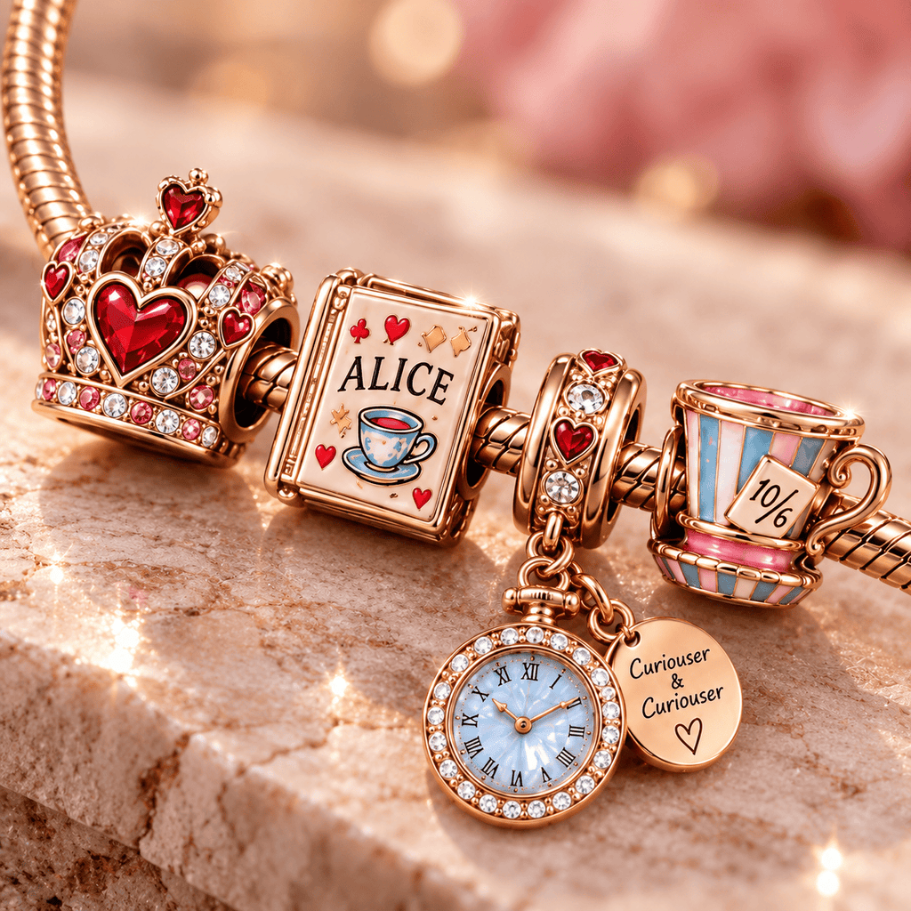 ALW Gold Charm Bracelet Set PNPA