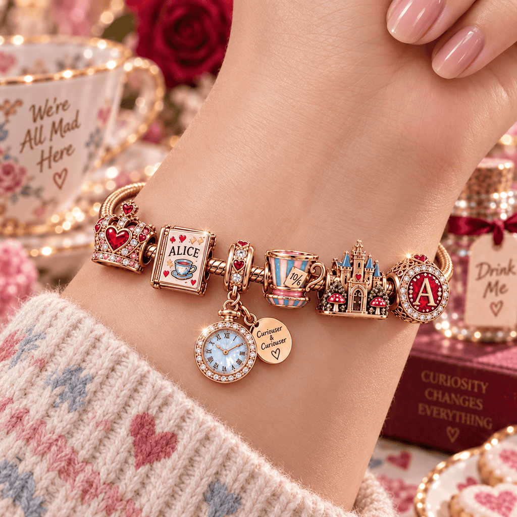 ALW Gold Charm Bracelet Set PNPA