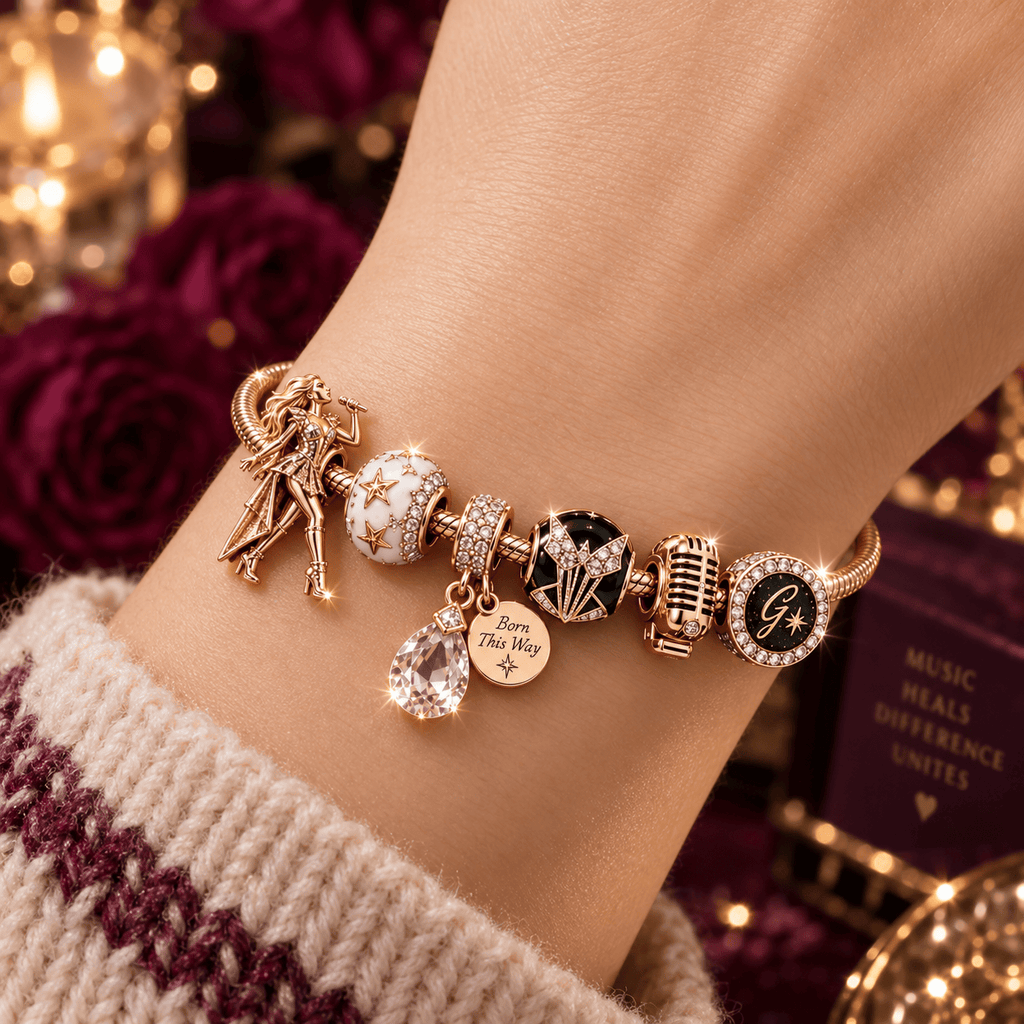 LDGG Gold Charm Bracelet Set PNPA