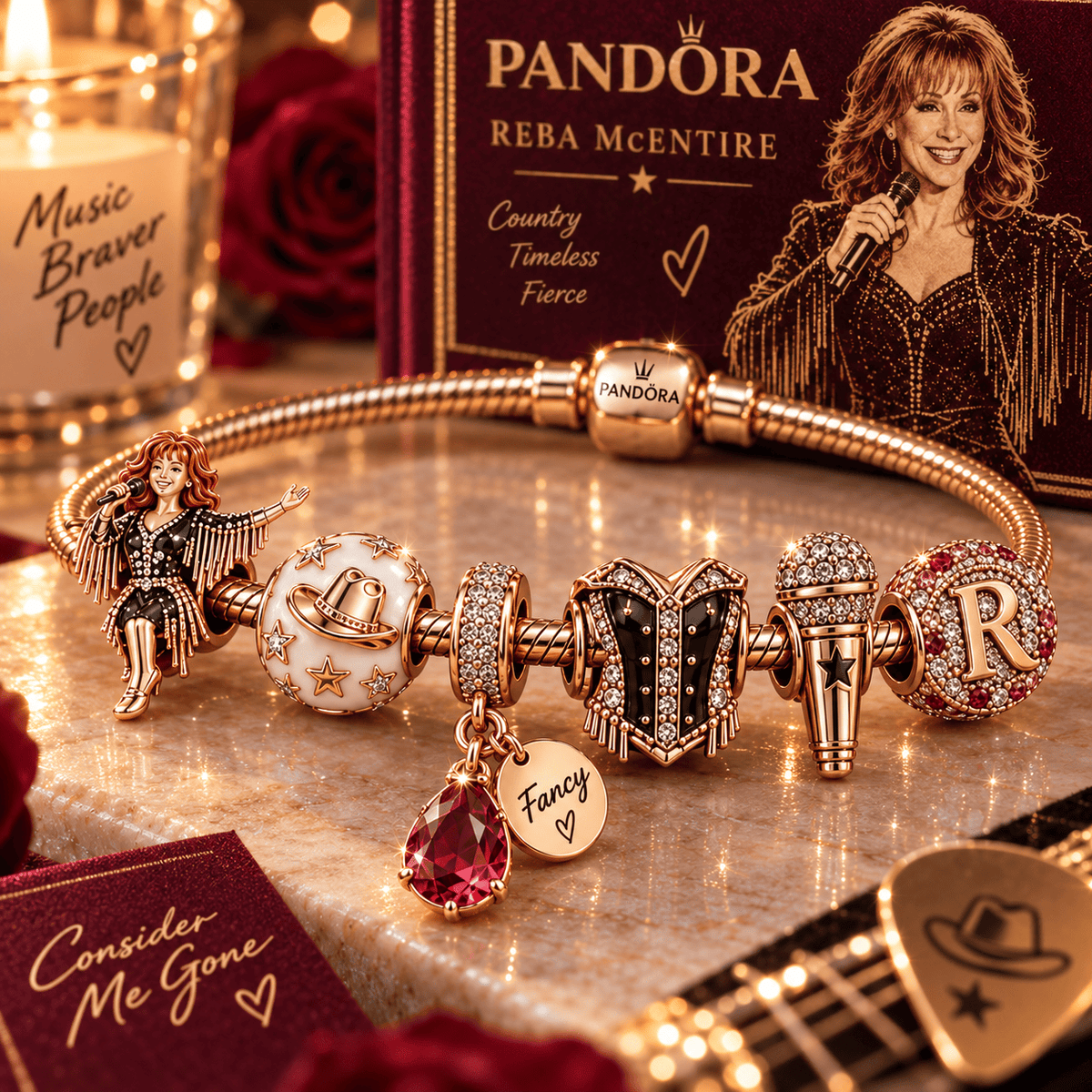 RME Gold Charm Bracelet Set PNPA