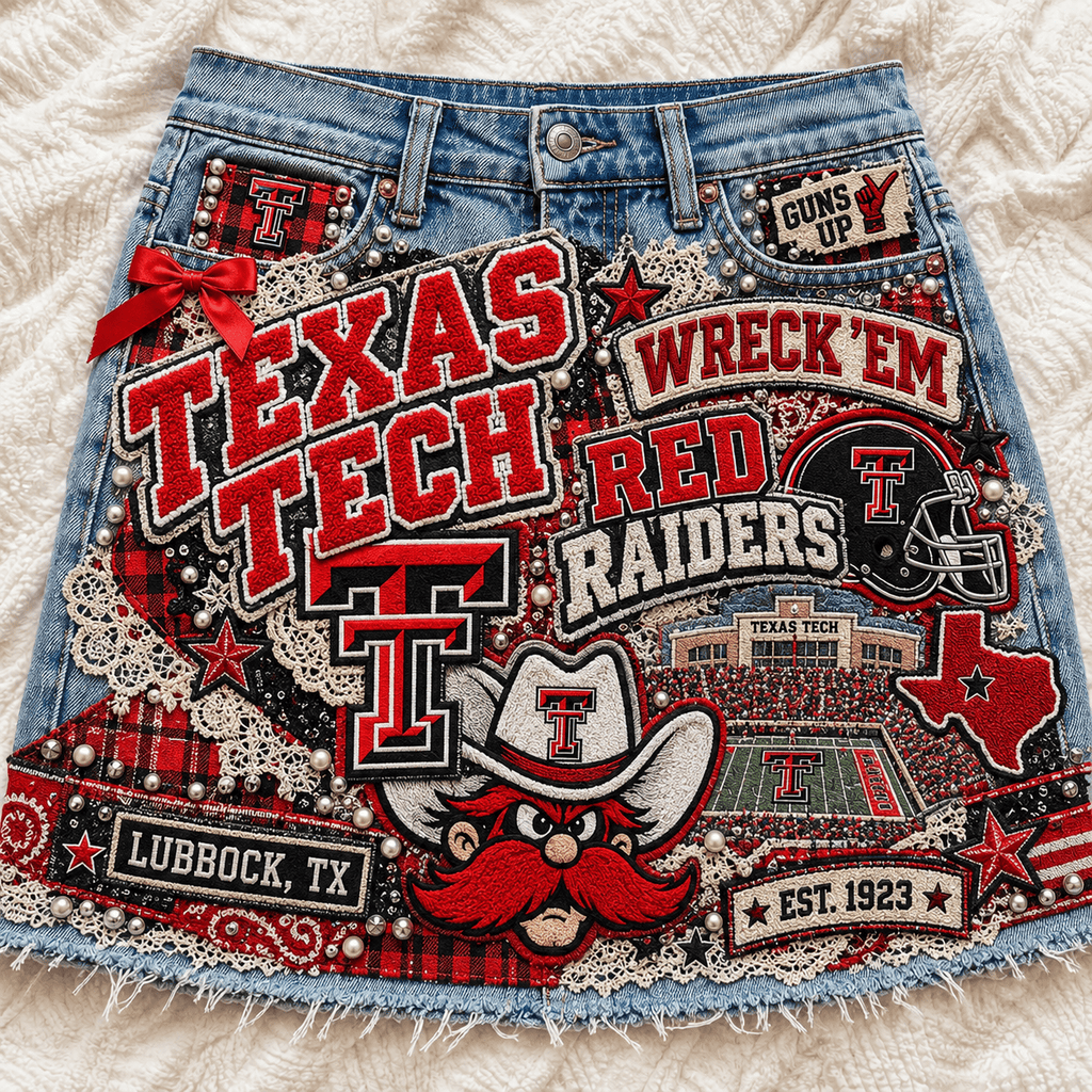 TTRR Embellished Denim Skirt NTKO
