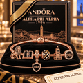 APA Gold Charm Bracelet Set NHVH