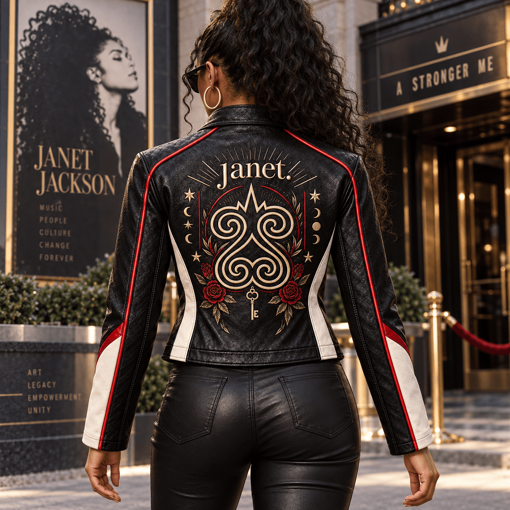 Premium JNJS Cropped Leather Zipper Jacket PVNA