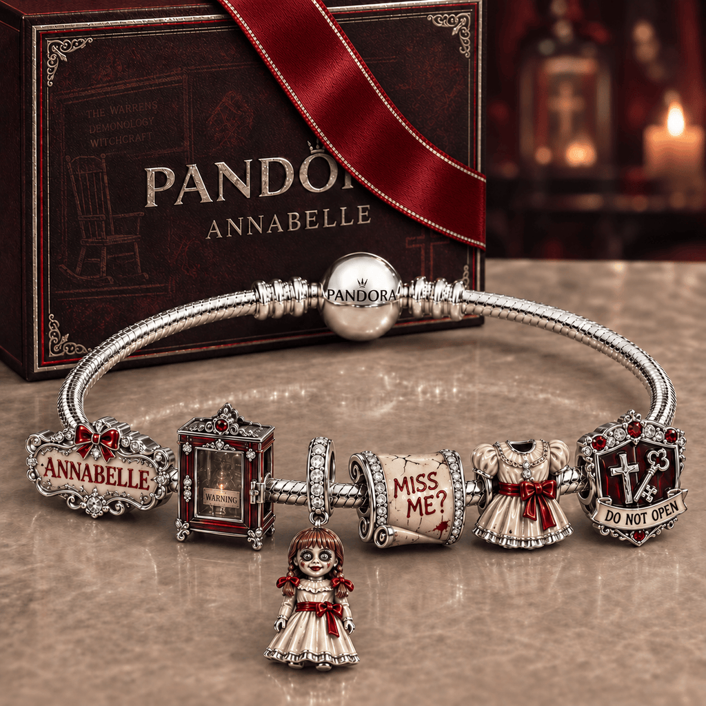 ANBL Silver Charm Bracelet Set NTVA