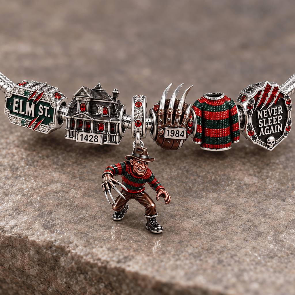 FDKG Silver Charm Bracelet Set NTVA