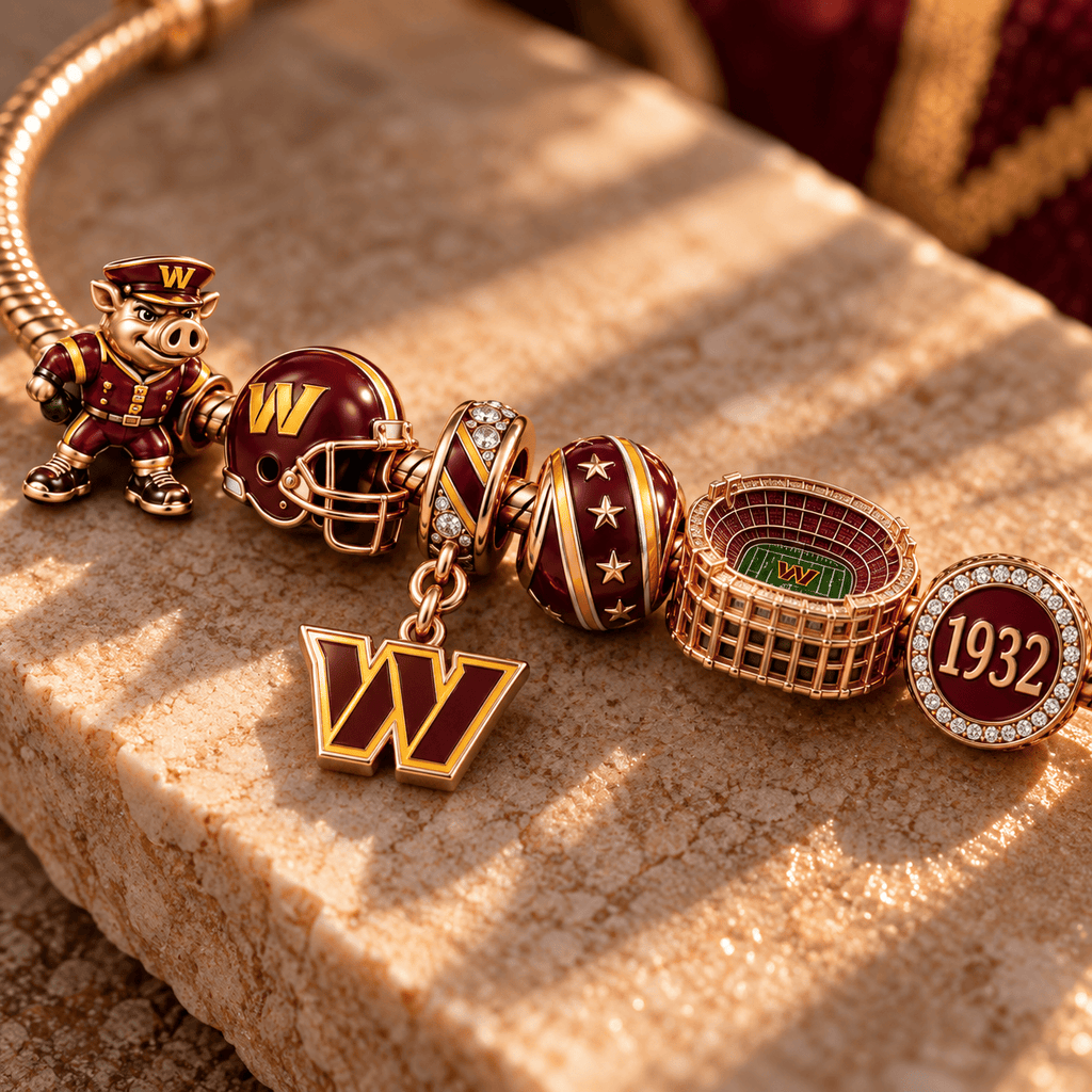WCD Gold Charm Bracelet Set NHVH