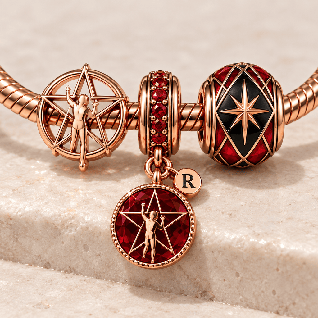 RSH Gold Charm Bracelet Set NHVH