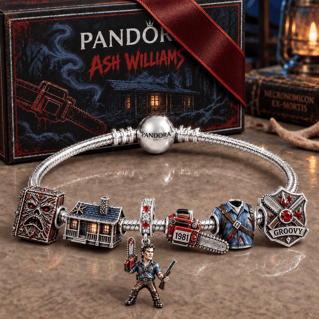 ASH Silver Charm Bracelet Set NTVA